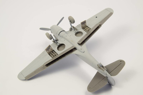 CMK-129-7389 1/72 CMK P-40 - Undercarriage Set contains wheel well structure and canvas covers Resin MMD Squadron