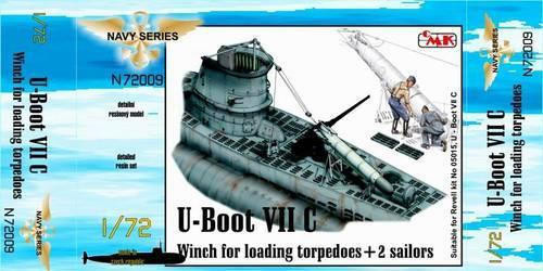 CMK-129-N72009 1/72 CMK U-Boot VII Winch for loading torpedoes for RE Resin MMD Squadron