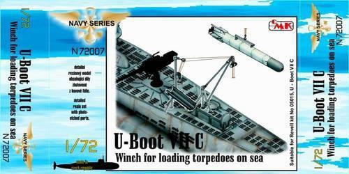 CMK-129-N72007 1/72 CMK U-Boot VII Winch for loading torpedoes on sea Resin MMD Squadron