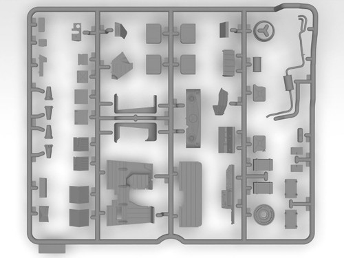 Maquette ICM 1:35 Unimog S 404 Camion Militaire Allemand - Kit Détaillé à Monter - Pour Modélistes à Partir De 14 Ans - 9