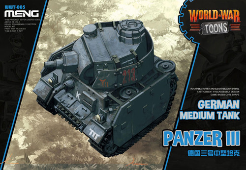 MENWWT5 Meng Cartoon German Medium Tank Panzer III  MMD Squadron
