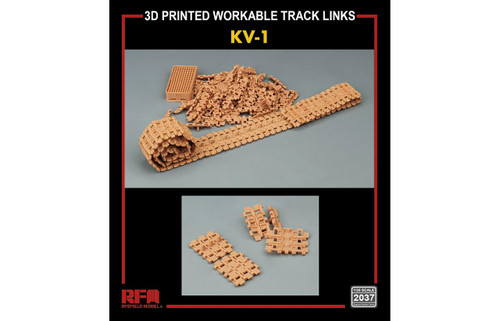 RYE2037 1/35 Ryefield Model 3D printed Workable track links for KV-1 MMD Squadron