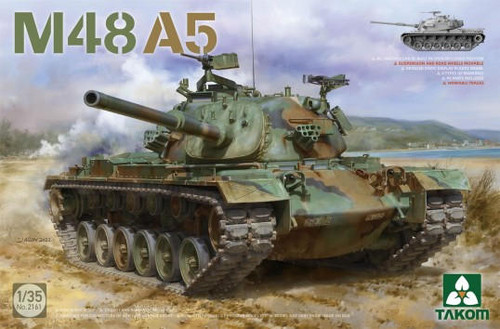 TAK2161 1/35 Takom M48A5 Patton Tank - PREORDER MMD Squadron