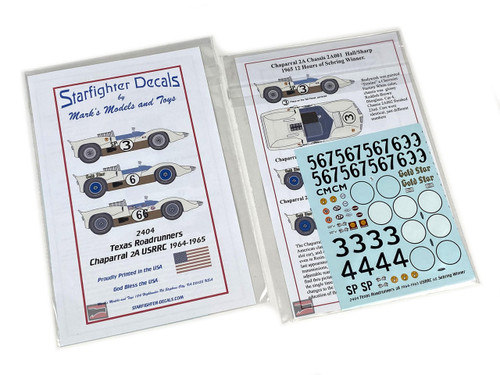 SFA2404 1/24 Starfighter Decals - Texas Roadrunners Pt.1 2A MMD Squadron