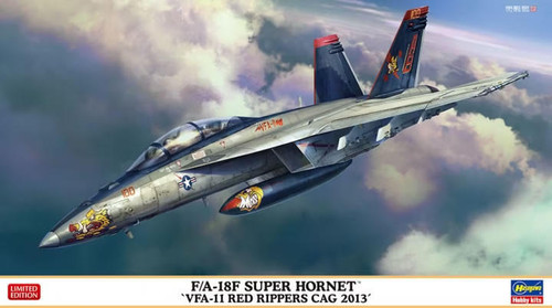 HSG2385 1/72 Hasegawa F-18F Super Hornet VFA-11 Red Rippers CAG 2013 MMD Squadron