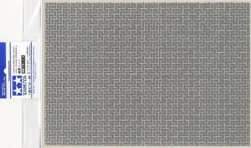 TAM87169 Tamiya Gray Brickwork A Diorama Material Sheet MMD Squadron