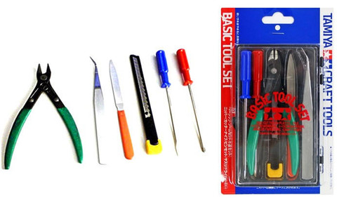 TAM74016 Tamiya Basic Tool Set (6pcs)  MMD Squadron