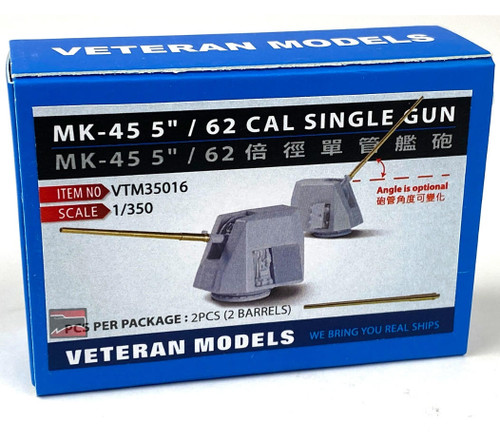 VTM35016 1/350 Veteran Models MK-45 5/62 Single Gun MMD Squadron