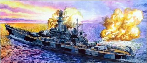 1/700 Very Fire Blue Ridge USS Montana Class Battleship Super