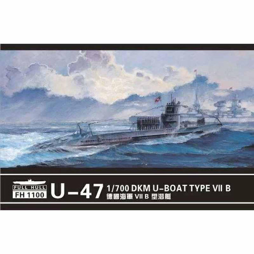 FLH1100 1/700 Flyhawk German Submarine U-47 Type VII B  MMD Squadron