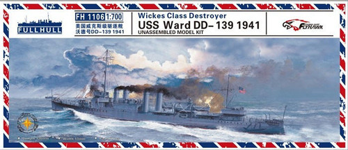 FLH1106 1/700 Flyhawk Models USS Ward DD-139  MMD Squadron