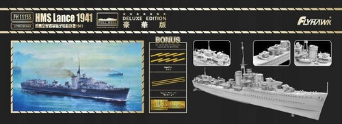 FLH1115S 1/700 Flyhawk Models HMS Lance 1941 (Deluxe Edition)  MMD Squadron