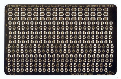 FS710286 1/700 Five Star Models Scale Wooden Crate Iv (Super Precise General Tiny Size)  MMD Squadron