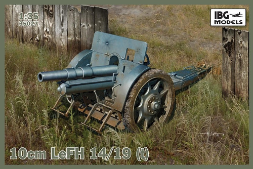 IBG35027 1/35 IBG 10cm LeFH 14/19(t) Field Howitzer Gun  MMD Squadron