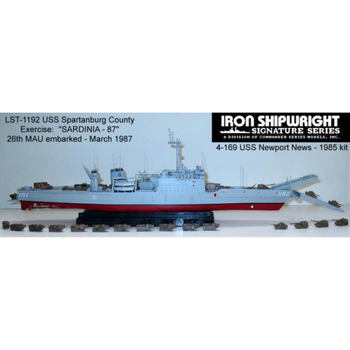 ISW4169 1/350 Iron Shipwrights USS Newport LST 1179 1985  MMD Squadron