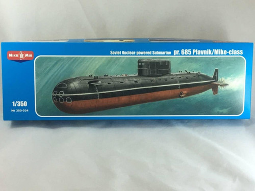 MCK350034 1/350 Micro-Mir Soviet Submarine Project 685 Plavnik /  Mike Class  MMD Squadron