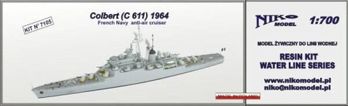 NIK7105 1/700 Niko Colbert (C 611) 1964 French Navy Anti-Air Cruiser  MMD Squadron