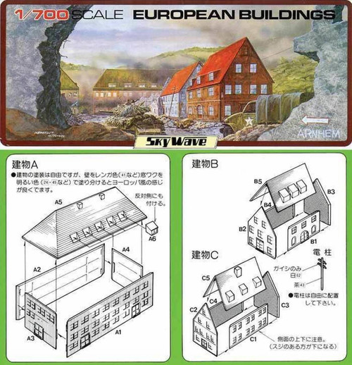 PITSW25 1/700 Pitroad European Buildings  MMD Squadron