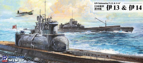 PITW230 Pitroad 1/700 Scale IJN Submarine I-13 & I-14 (Rebox of PITW41)  MMD Squadron