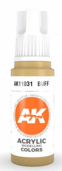 AK-11031 AK Interactive Buff Acrylic Paint 17ml Bottle  MMD Squadron