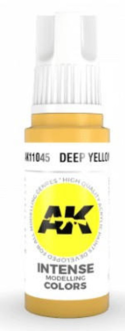 AK-11045 AK Interactive Deep Yellow Acrylic Paint 17ml Bottle  MMD Squadron