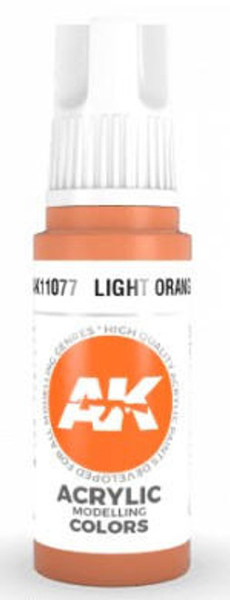 AK-11077 AK Interactive Light Orange Acrylic Paint 17ml Bottle  MMD Squadron