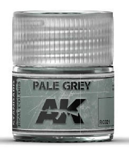AK-RC21 AK Interactive Real Colors Pale Grey Acrylic Lacquer Paint 10ml Bottle  MMD Squadron