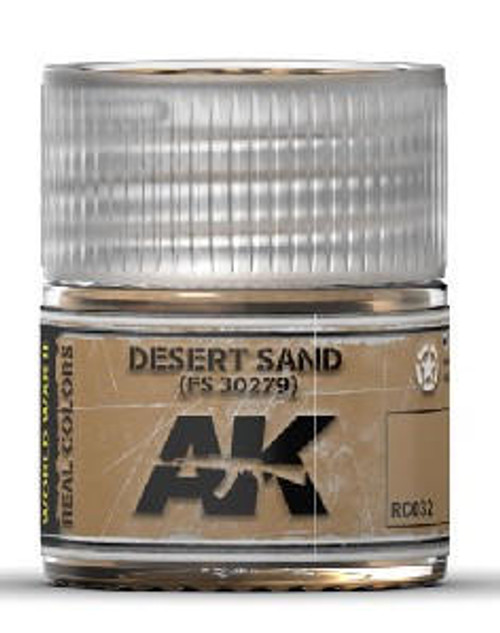 AK-RC32 AK Interactive Real Colors Desert Sand FS30279 Acrylic Lacquer Paint 10ml Bottle  MMD Squadron