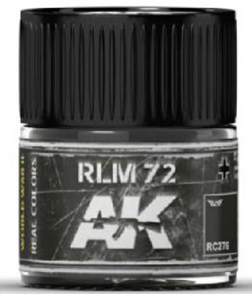 AK-RC276 AK Interactive Real Colors RLM72 Green Acrylic Lacquer Paint 10ml Bottle  MMD Squadron