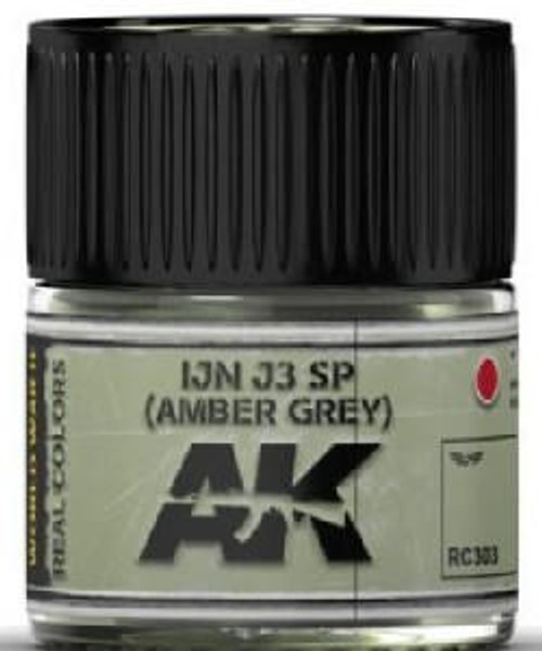 AK-RC303 AK Interactive Real Colors IJN J3 SP (Amber Grey) Acrylic Lacquer Paint 10ml Bottle  MMD Squadron