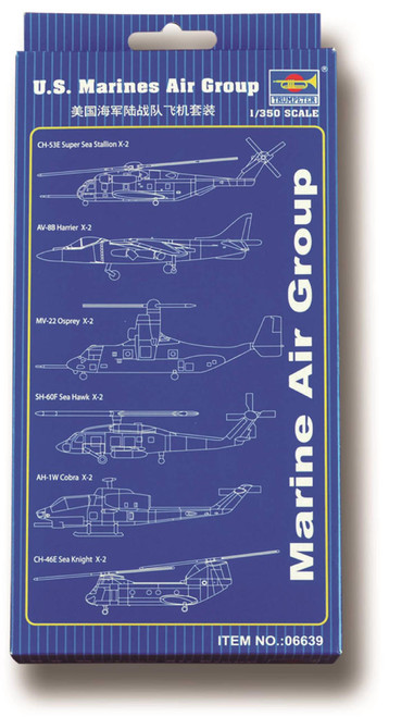 TRP6639 1/350 Trumpeter US Marines Air Group & Helicopter Set  MMD Squadron