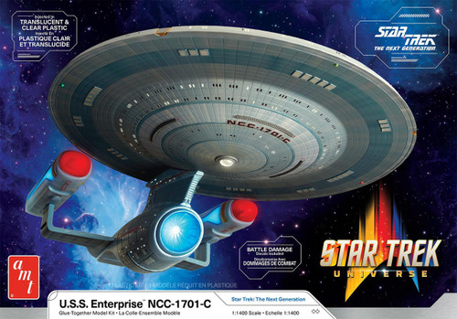 AMT1332M 1/1400 AMT Star Trek USS Enterprise NCC-1701C Plastic Model Kit  MMD Squadron
