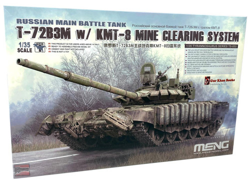 MENTS53 1/35 Meng T72B3M Russian Main Battle Tank w/KMT8 Mine Clearing System  MMD Squadron