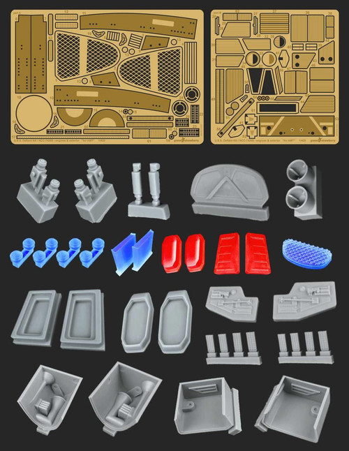 GSB08019 1/420 Green Strawberry USS Defiant NX / NCC-74205 - engines & exterior Upgrade Set  MMD Squadron