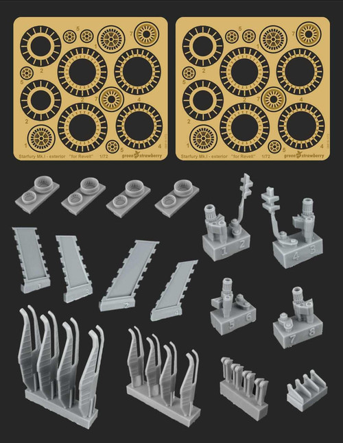 GSB08819 1/72 Green Strawberry Starfury MK.I - exterior Upgrade Set  MMD Squadron