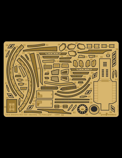 GSB10320 Green Strawberry USS Shenzhou NCC-1227 - Discovery Upgrade Set  MMD Squadron