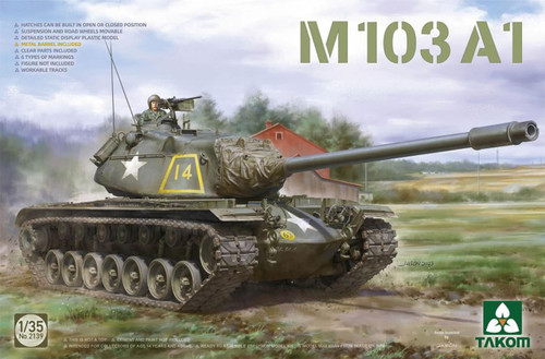 TAK2139 1/35 Takom M103A1 Heavy Tank - MMD Squadron