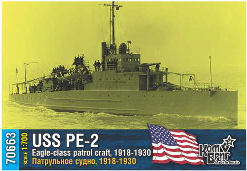 CG-70663 1/700 Combrig Models Eagle-class Patrol Craft USS PE-2, 1918-1930  MMD Squadron
