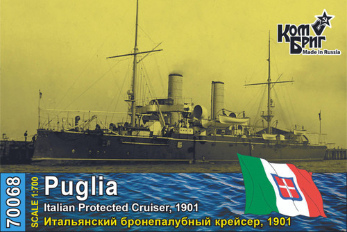 CG-70068 1/700 Combrig Models Italian Protected Cruiser Puglia 1901  MMD Squadron