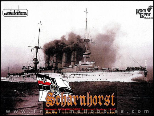 CG-3507-FH 1/350 Combrig Models German Scharnhorst Armored Cruiser 1907 Full Hull  MMD Squadron