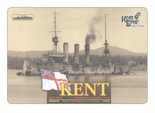 CG-3520-FH 1/350 Combrig Models HMS Kent Cruiser 1903 Full Hull  MMD Squadron
