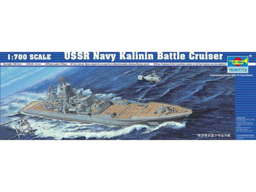 TRP5709 1/700 Trumpeter USSR Navy Kalinin Battle Cruiser  MMD Squadron