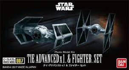 BSW2322883 Bandai tie Advanced x1 & Tie Fighter  MMD Squadron
