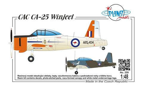 CMK-100-PLT259 1/48 Planet Models CAC CA-25 Vinjeel  MMD Squadron