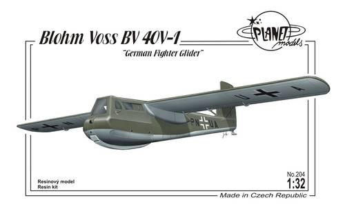 CMK-100-PLT204 1/32 Planet Models Blohm Voss BV 40V-1 German Fighter Glider  MMD Squadron