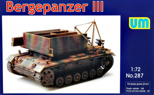 UM-287 1/72 Uni Model Bergepanzer III  MMD Squadron