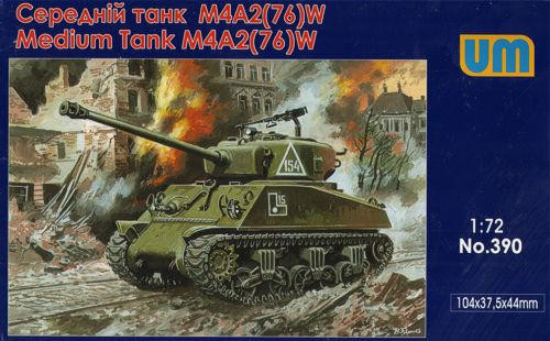 UM-390 1/72 Uni Model Medium tank M4A2(76)W  MMD Squadron