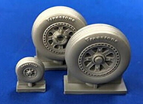 TD72210 1/72 True Details P-47D Thunderbolt Wheel Set  MMD Squadron