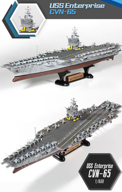 ACD14400 1/600 Academy USS Enterprise CVN-65 Model Kit -14400  MMD Squadron