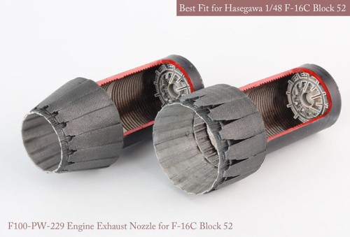1/48 KA Models F-16 C/D Block 30/40/50/60 EXHAUST NOZZLE
